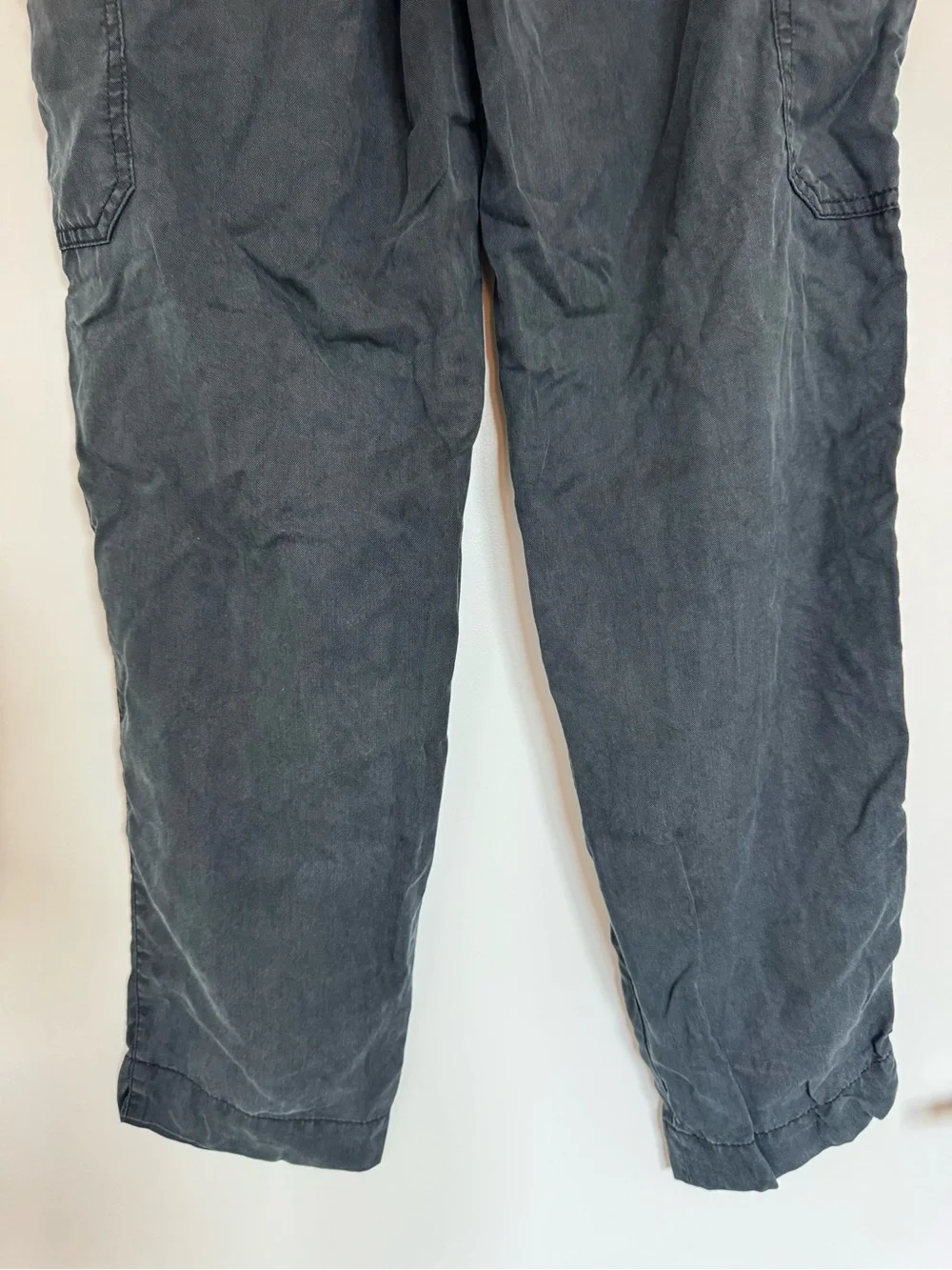 Banana Republic Black Grey Cargo Pants Size 0 Gorpcore Streetwear Utility Work